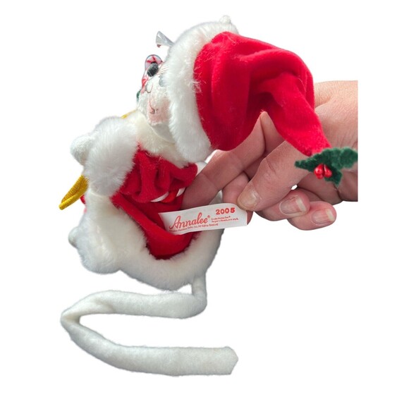 Annalee 2005 Christmas Santa Mouse w/ Peppermint Candy Sack Bag 6" Figure EUC - Picture 3 of 6